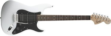 Fender Squier Affinity Series Stratocaster HSS Olympic White -sähkökitara