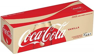 Coca-Cola Vanilla USA -virvoitusjuoma, 355 ml, 12-PACK