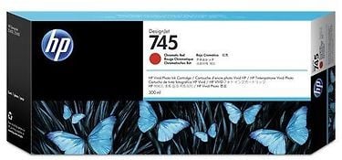 HP 745 -mustekasetti, 300 ml, chromatic red
