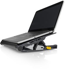 Targus Chill Mat with 4-port 2.0 USB -kannettavan jäähdytysalusta, säädettävä korkeus, musta, kuva 9