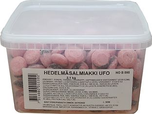 Ufo Mansikka-salmiakki -irtomakeinen, 2,1 kg
