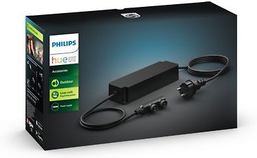 Philips HUE Outdoor virtalähde 100 W, liitosjohdolla, musta, 24 V Hue pienjännitesarjoille, kuva 2