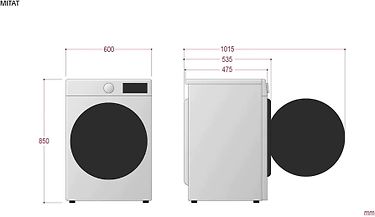LG F2DV707S2WS -kuivaava pesukone, kuva 9