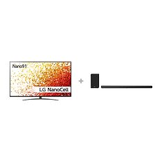 LG 65NANO916 65" 4K Ultra HD NanoCell -televisio + LG SN10YG 5.1.2 Dolby Atmos Soundbar -tuotepaketti