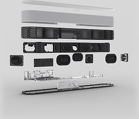 Sonos Beam (Gen2) -soundbar, valkoinen, kuva 2