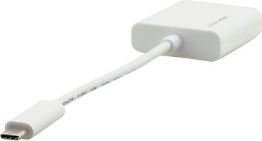 Kramer USB-C - VGA (uros - naaras) -adapterikaapeli, valkoinen, kuva 3