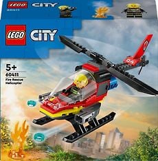 LEGO City Fire 60411  - Palokunnan pelastushelikopteri