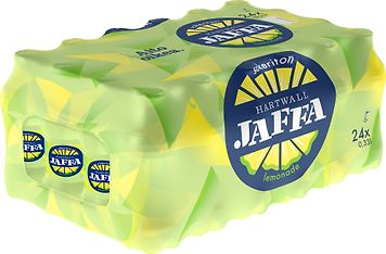 Hartwall Jaffa Lemonade Sokeriton -virvoitusjuoma, 330 ml, 24-pack