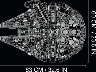 LEGO Star Wars 75192 UCS Millennium Falcon, kuva 9