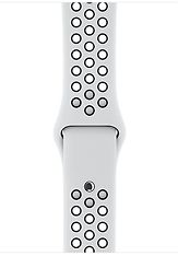 Apple Watch 38 mm platina/musta Nike Sport-ranneke, MQWH2, kuva 3