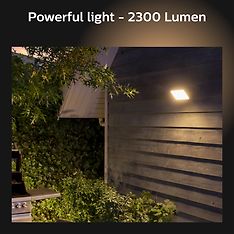 Philips Hue Discover Outdoor -älyvalonheitin, musta, 2300 lm, kuva 15