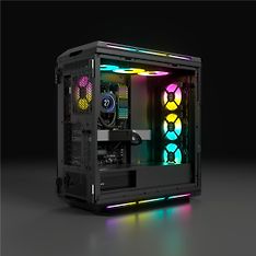 Corsair iCUE 5000T RGB ATX-kotelo ikkunalla, musta, kuva 4