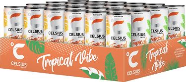 Celsius Tropical Vibe -energiajuoma, 355 ml, 24-pack