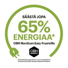 OBH Nordica Easy Fry & Grill Steam+ 3-in-1 -airfryer höyrytys- ja grillitoiminnolla, musta, kuva 37