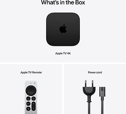 Apple TV 4K 64 Gt Wi-Fi mediatoistin (MN873), kuva 5