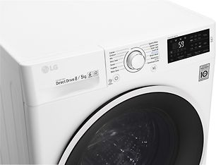 LG F4J6TM0W - kuivaava pesukone, valkoinen, kuva 7