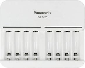 Panasonic Eneloop BQ-CC63E -latauslaite, 8 akkuparistolle