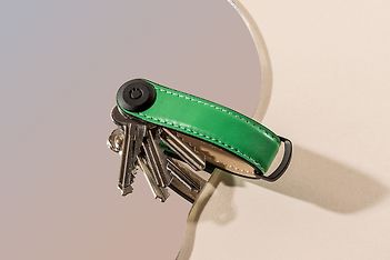 Orbitkey Leather Key Organiser -avainlenkki, vihreä, kuva 4