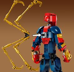LEGO Super Heroes Marvel 76298  - Rakennettava Iron Spider-Man ‑hahmo, kuva 9