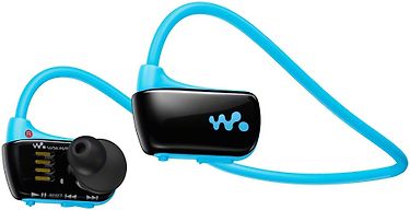 Sony Walkman NWZ-W273L 4 GB vedenkestävä MP3-soitin, musta/sininen