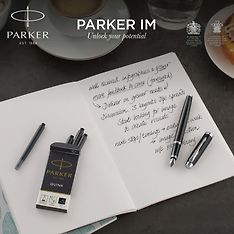 Parker IM Premium Black Gold GT -mustekynä, musta, kuva 9