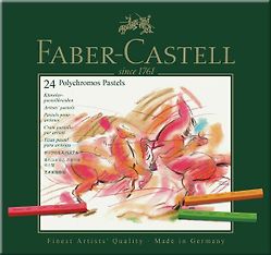 Faber-Castell Polychromos -pastelliliitu, 24 väriä, kuva 2