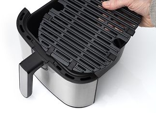 OBH Nordica Easy Fry & Grill Classic+ 2-in-1 -airfryer, teräs, kuva 6