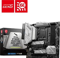 MSI MAG B760M MORTAR MAX WIFI DDR4 -mATX-emolevy