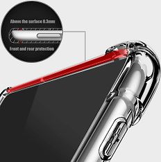 Armor-X Corner Protection Lenovo Tab M10 Plus Gen 3 -suojakotelo hihnalla, kirkas, kuva 6