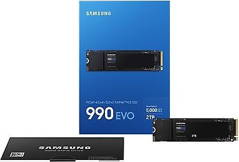 Samsung 990 EVO SSD 2 Tt M.2 -SSD-kovalevy, kuva 5