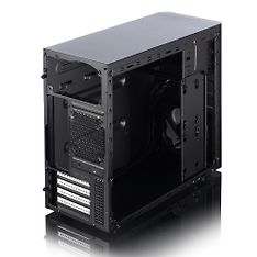 Fractal Design Core 1100 -MicroATX-kotelo, ilman virtalähdettä, musta, kuva 3