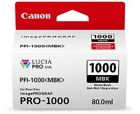 Canon PFI-1000MBK -mustekasetti, mattamusta