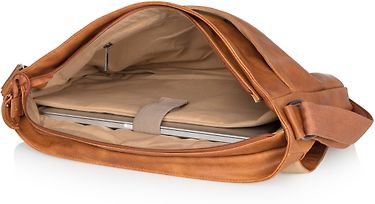 Feru Heritage Essential -laukku 15" kannettavalle tietokoneelle, ruskea, kuva 2