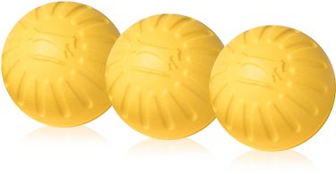 Starmark Fantastic DuraFoam -pallo, keltainen, M, 3 kpl
