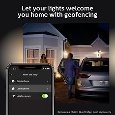 Philips Hue Econic Outdoor-älykäs pollarivalaisin, musta, 32,2 cm, 1150 lm, kuva 27