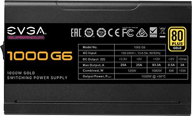 EVGA SuperNOVA 1000 G6 -ATX-virtalähde, 1000 W, kuva 5