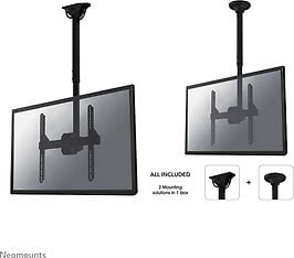 Neomounts by Newstar NM-C440BLACK TV / näyttö -kattoteline 32"-60" näytölle, korkeussäädettävä