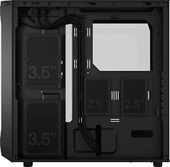 Fractal Design Focus 2 Black TG Clear Tint ATX-kotelo ikkunalla, musta, kuva 11