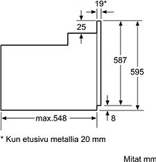 Bosch HBF010BV1S Serie 2 -erillisuuni, valkoinen ja Bosch PIE631HB1E Serie 6 -induktiotaso, kuva 6