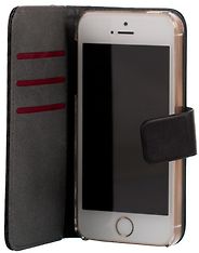 Wave BookCase Carbon -suojakotelo, iPhone SE, ruusukulta, kuva 4