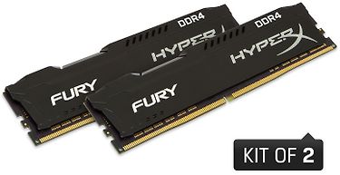 Kingston HyperX FURY DDR4 3200 MHz CL18 16 Gt -muistimodulipaketti