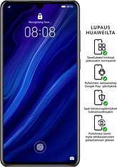 Huawei P30 128 Gt -Android-puhelin Dual-SIM, kiiltävä musta, kuva 2