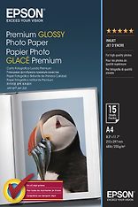 Epson Premium Glossy Photopaper -valokuvapaperi, A4, 50 arkkia