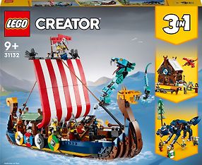 LEGO Creator 31132 - Viikinkilaiva ja Midgårdin käärme