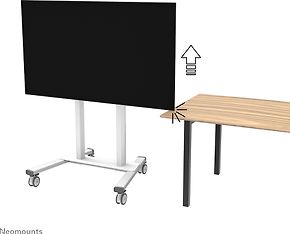 Neomounts By Newstar FL55-875WH1 -moottoroitu lattiajalusta enintään 100" näytölle, kuva 9