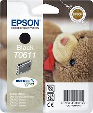 Epson T0611 -mustekasetti, musta