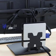 Ergotron Universal Thin Client Holder -järjestelmäyksikön teline, musta, kuva 5