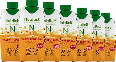 Nutrilett Smoothie Tasty Tropical -ateriankorvikejuoma, 330 ml, 12-PACK