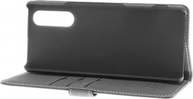 Insmat Exclusive Flip Case -lompakkokotelo, Sony Xperia 5, musta, kuva 4
