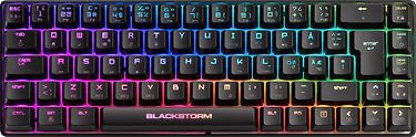 Blackstorm RGB Mech 2020 75% -pelinäppäimistö, Bsun Red -kytkimet, moniväriset ledit